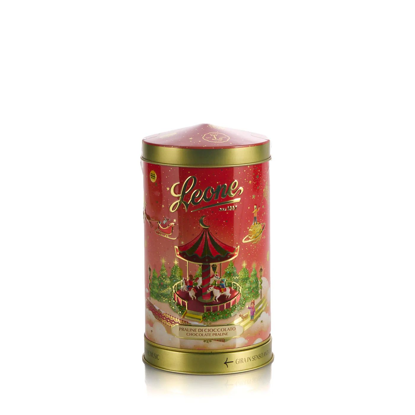 Boîte musicale en métal 130g Leone