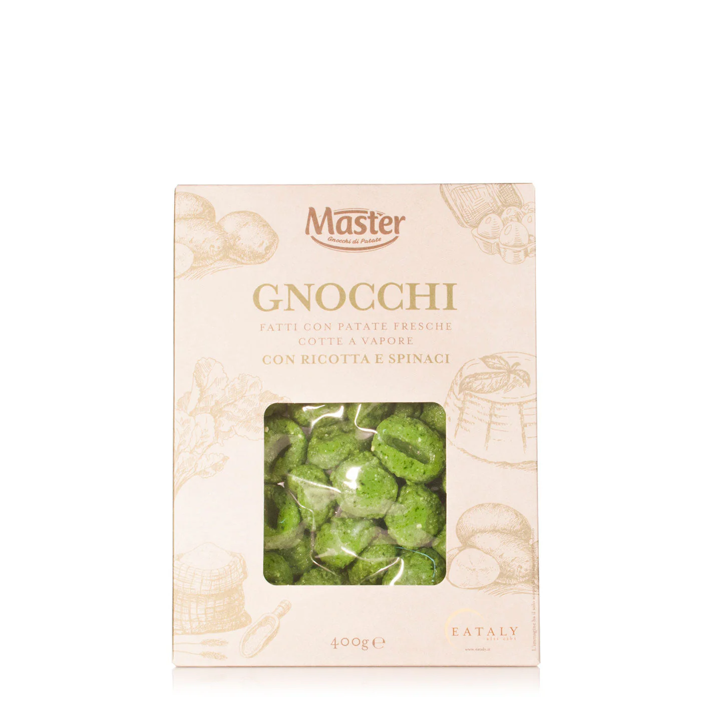 Gnocchi ricotta épinards 400g